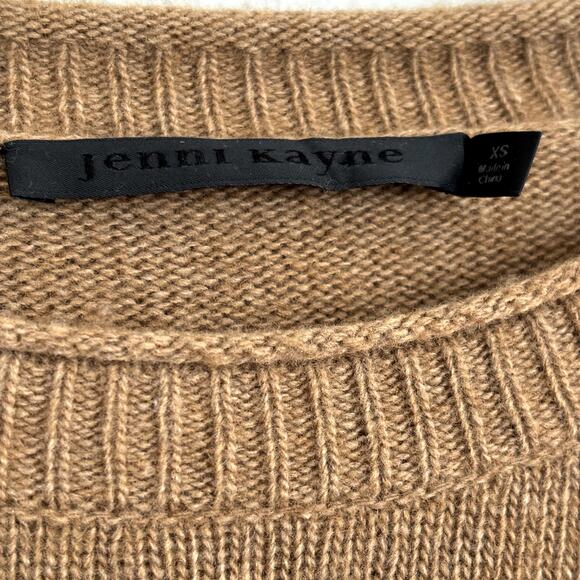 Jenni‎ Kayne Everyday Sweater Crewneck Dark Camel Size XS - Picture 7 of 7